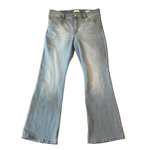 Jessica Simpson Light Blue High Rise Flare Jeans Size 14 31" Inseam